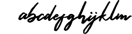 Hariston - Classy Signature Font Font LOWERCASE