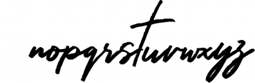 Hariston - Classy Signature Font Font LOWERCASE