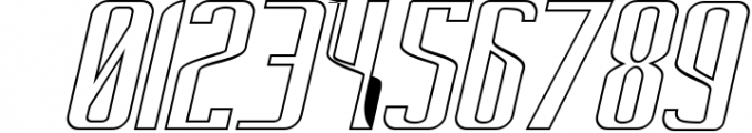 Harsa Outline Italic Font OTHER CHARS