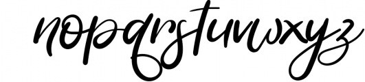 Hasella Simple Script Font LOWERCASE