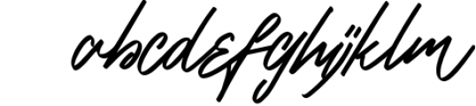 Hasta Lovista Signature Script Brush Font Font LOWERCASE
