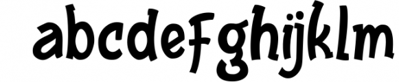 Hattrick Fun Children Typeface Font LOWERCASE