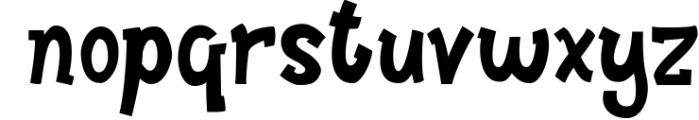 Hattrick Fun Children Typeface Font LOWERCASE