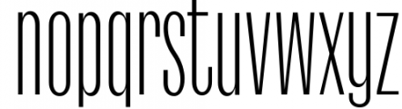Havanna - Tall sans typeface with 3 weights 2 Font LOWERCASE