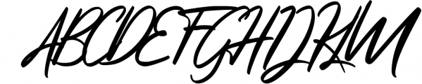 Hayabuka - Signature Font Font UPPERCASE