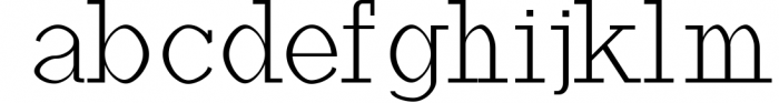 Haytham Minimal Slab Serif Typeface 4 Font LOWERCASE