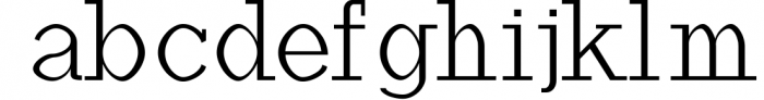Haytham Minimal Slab Serif Typeface 5 Font LOWERCASE