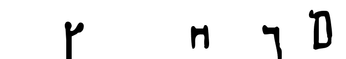 HABBAKUK Font LOWERCASE