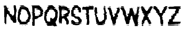 HACK GLITCH Font UPPERCASE