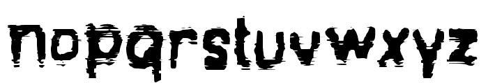 HACK GLITCH Font LOWERCASE