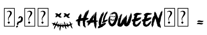 HALLOWEENN Font OTHER CHARS