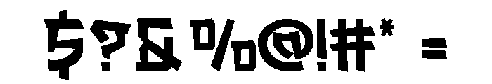 HANBAI Font OTHER CHARS