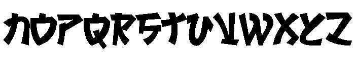 HANBAI Font UPPERCASE