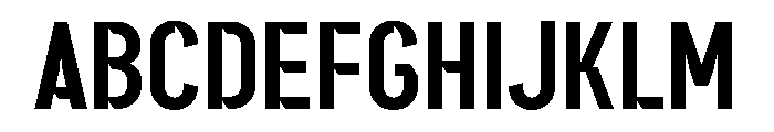 HAPAL Font UPPERCASE
