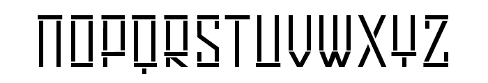 HARLEY Stencil Font LOWERCASE