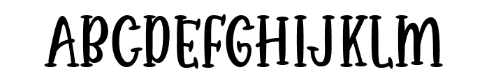 Habede Italic Font UPPERCASE