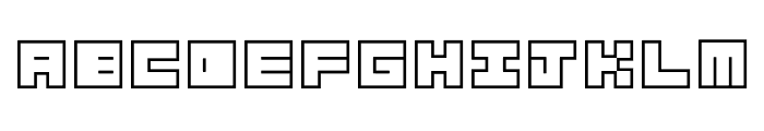 Habesha_Blocks_OUTLINES Font UPPERCASE