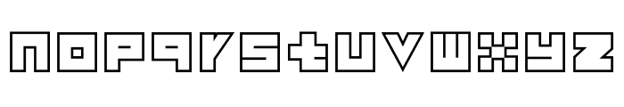 Habesha_Blocks_OUTLINES Font LOWERCASE