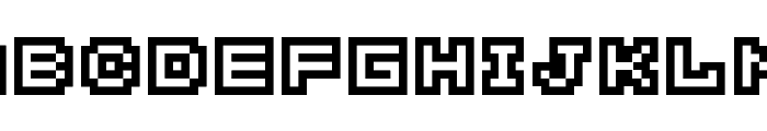 Hachicro Pro Regular Font UPPERCASE
