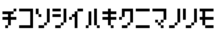 HachipochiEightKt Font LOWERCASE