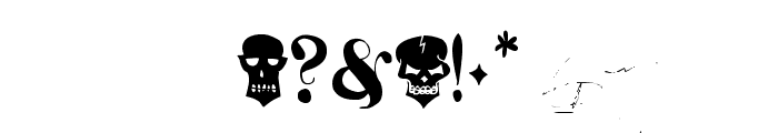 Hacjiuza Font OTHER CHARS