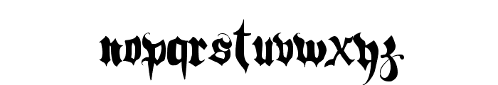 Hacjiuza Font LOWERCASE