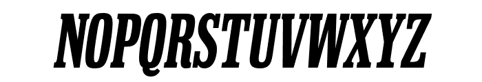 Hackensack SemiBold Italic Font UPPERCASE