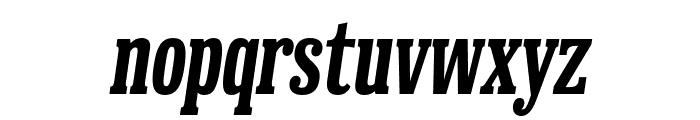 Hackensack SemiBold Italic Font LOWERCASE