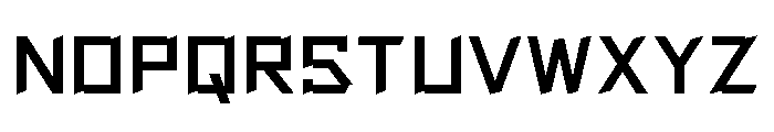 Hackout Font UPPERCASE