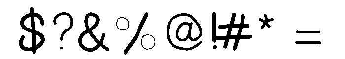 Hadool Font OTHER CHARS