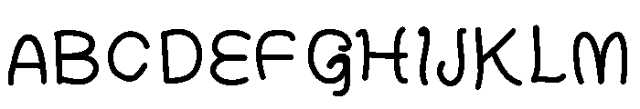 Hadool Font UPPERCASE