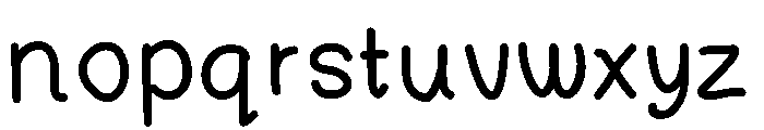 Hadool Font LOWERCASE