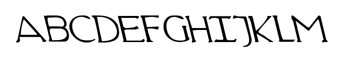 Hadriatic Leftalic Font UPPERCASE