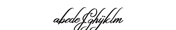 HafalaFREE Font LOWERCASE