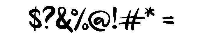 Hagi Font OTHER CHARS