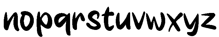 Hagi Font LOWERCASE