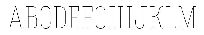 HaginCapsThin Font UPPERCASE