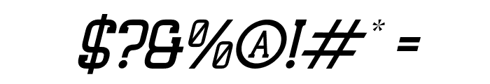 Hagofen DEMO VERSION Italic Font OTHER CHARS