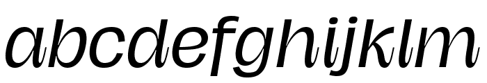 Hagrid Trial Italic Font LOWERCASE