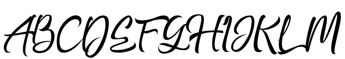 HahagiaFree Font UPPERCASE