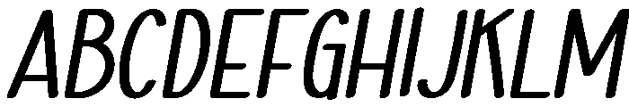 Haiesley Sans Demo Bold Italic Font UPPERCASE