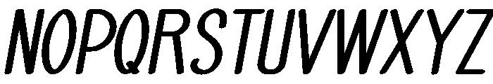 Haiesley Sans Demo Bold Italic Font UPPERCASE