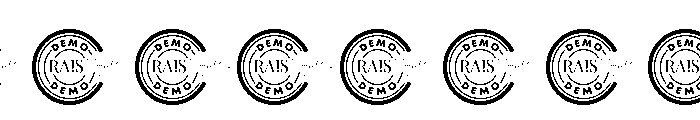 HaiesleySDemo Condensed Italic Font OTHER CHARS