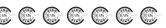 HaiesleySDemo Condensed Italic Font OTHER CHARS