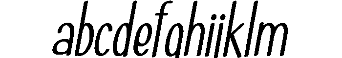HaiesleySDemo Condensed Italic FONT