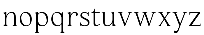 Haigrast Serif PERSONAL USE Regular Font LOWERCASE