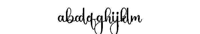 Hailey Font LOWERCASE