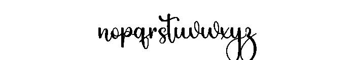 Hailey Font LOWERCASE