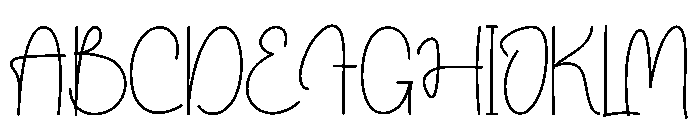 Hailstone Font UPPERCASE