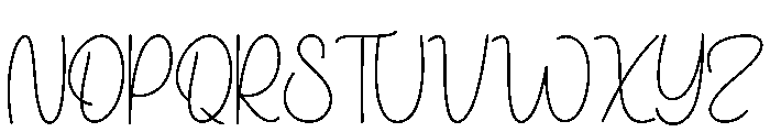 Hailstone Font UPPERCASE
